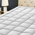 HYLEORY King Mattress Pad Quilted Fitted Mattress Protector Cooling Pillow Top by HYLEORY-YourBeddingExpert