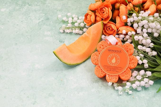 Spongellé Lily of the Valley Wild Flower Bath Sponge | Built-in Body Wash & - Image 4