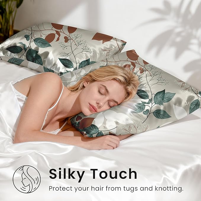 EXQ Home Satin Pillowcase for Hair and Skin Queen - Image 4