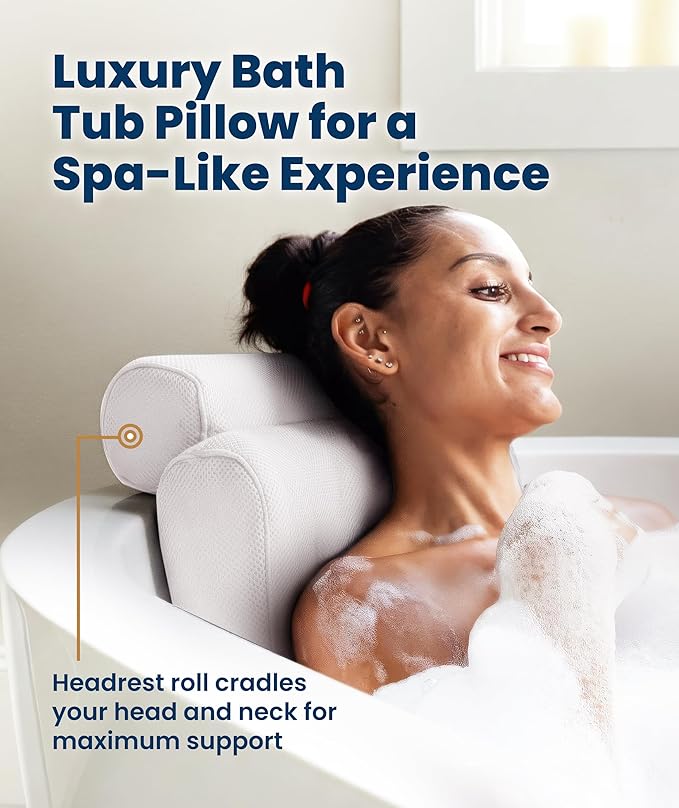 Everlasting Comfort Luxury Bath Pillows - Image 2