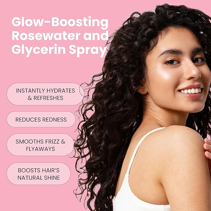 Rosewater and Glycerin Spray – Hydrating & Refreshing Rose Water Spray - Image 4