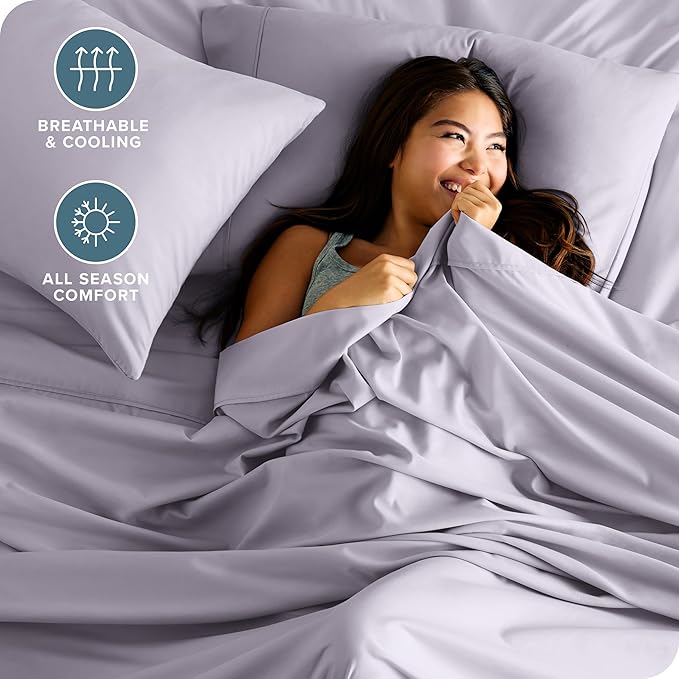 Bare Home Split Head Flex King Sheet Set - Image 4