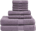 Madison Park 800GSM Bathroom Towel Set of 8 100% Cotton Bath Towel Set by MADISONPARK