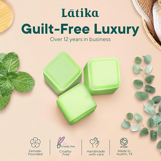 Latika Breathe & Release Aromatherapy Shower Steamer - Image 8