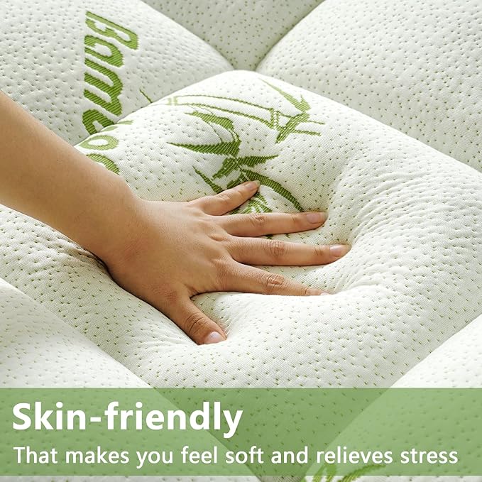 PATSBA Premium Viscose Made from Bamboo RV King Size Mattress Topper - Image 3