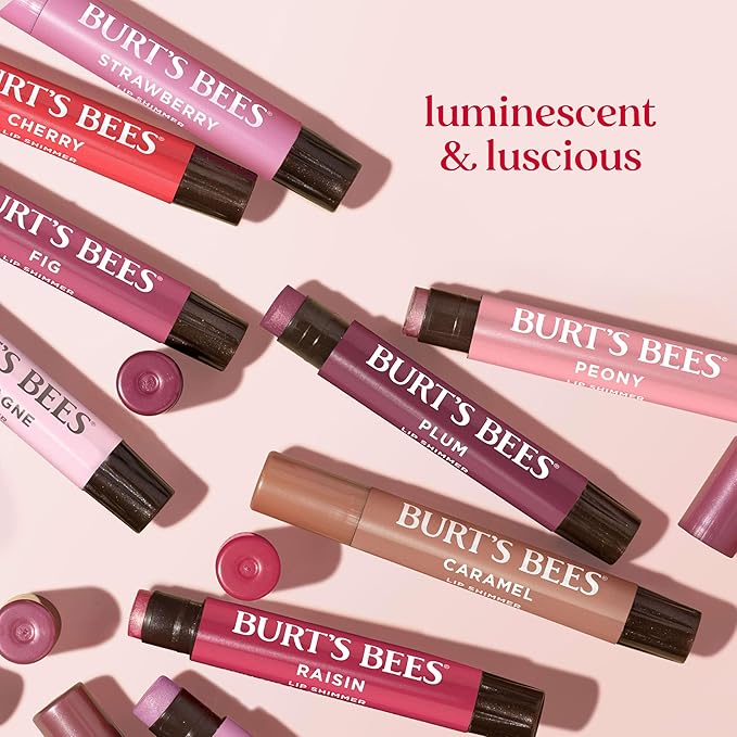 Burt's Bees Lip Shimmer Nude Collection, Tinted Lip Balm Stick, Moisturizing - Image 10