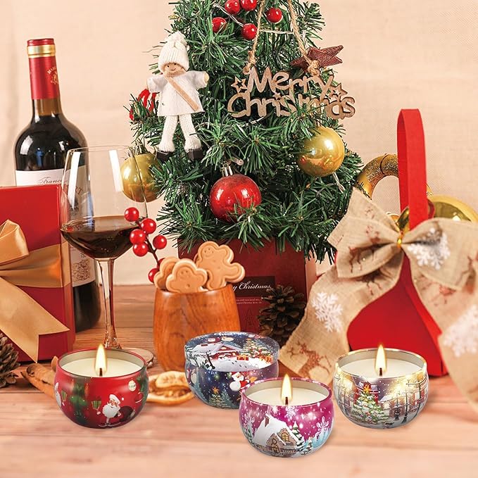 WPONSZU 16Pack Christmas Scented Candles, Candvent Calendar 2025, Gift Set - Image 4
