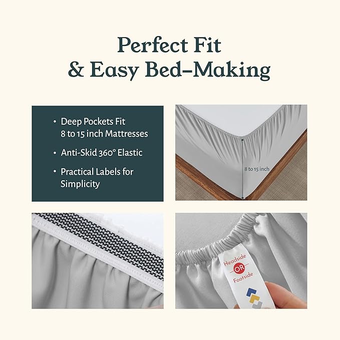 California Design Den 2-Pack King Size Sheets Set - Image 5
