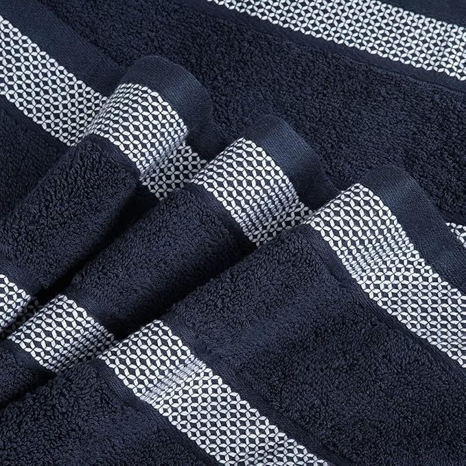 CASA COPENHAGEN Solitaire 6Pcs 100% Egyptian Cotton Large Designer Towels Gift - Image 4