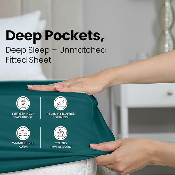 Utopia Bedding Queen Fitted Sheet - Image 4