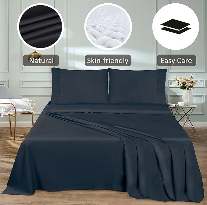 Flat Sheet Only King Size, 400 TC 100% Egyptian Cotton Flat Sheet - Image 5