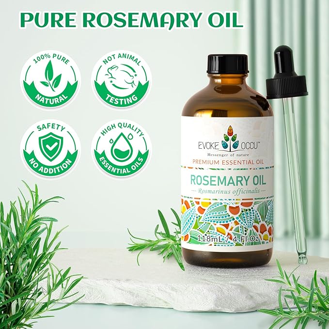 EVOKE OCCU Rosemary Oil for Hair Growth, Nourishing Scalp, Relieving Hair Loss - Image 3