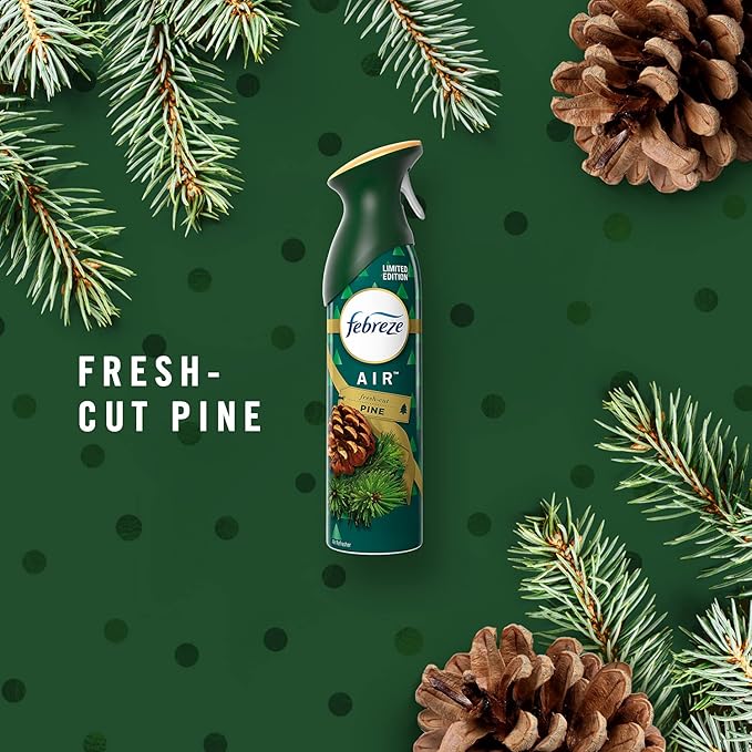 Air febreze Spray Fresh Cut Pine, Holiday Collection, 8.8 Ounces - Image 3