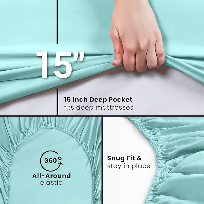 Utopia Bedding Twin Fitted Sheet - Image 3