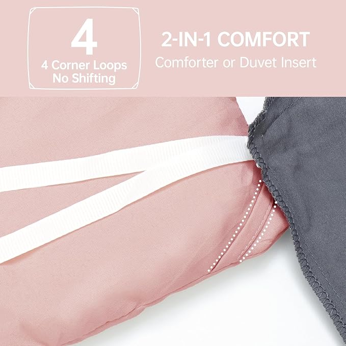 MUXHOMO Twin/Twin XL Comforter Set, All Season Ultra Soft Down Alternative - Image 6