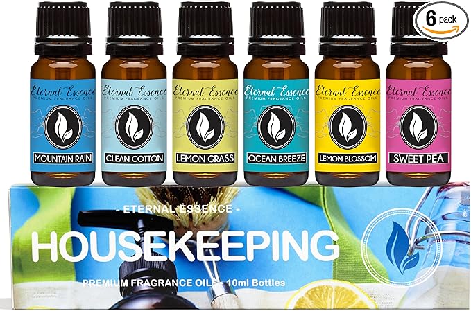 Eternal Essence Oils Housekeeping Set of 6 Premium Fragrance Oils by EternalEssenceOils