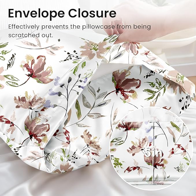 EXQ Home Satin Pillowcase for Hair and Skin Queen - Image 3