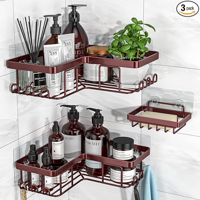 YASONIC Corner Shower Caddy, Rustproof Stainless Steel, No Drilling Wall by YASONIC