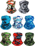 SATINIOR Summer Camo Neck Gaiter UV Protection Cooling Face Mask Sun Hood by SATINIOR