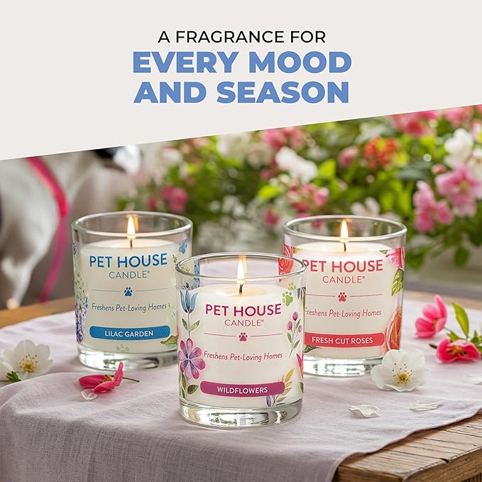 Pet House Pet Friendly Candle Plant Based Scented Candle Clean Burning - Image 8