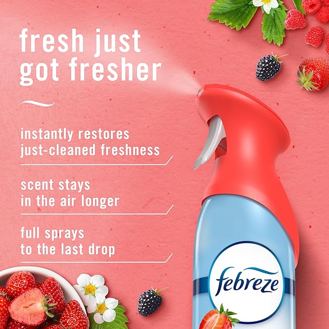 Febreze New & Improved Air Mist, Berry & Bramble Air Freshener, Home and - Image 3
