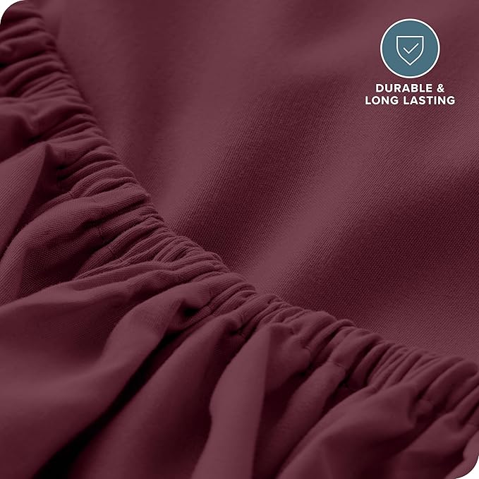 Bare Home Fitted Bottom Sheet Queen Size - Image 5