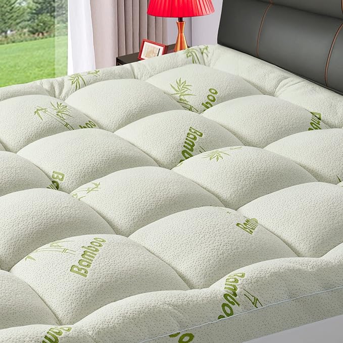 PATSBA Premium Viscose Made from Bamboo RV King Size Mattress Topper by PATSBA