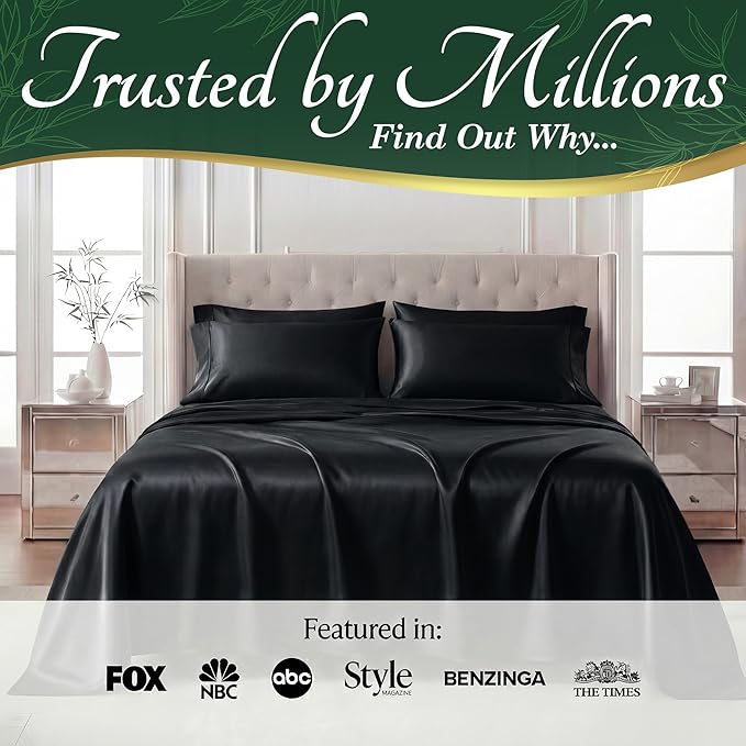 DECOLURE 100% Viscose Derived from Bamboo Sheets King Size - Image 5