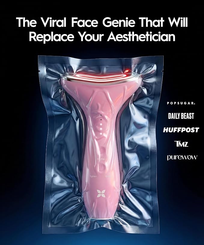 REVO Genie Facial Massager for Face and Neck, LED Face Lift Device - Image 2