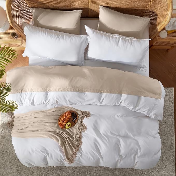 Nestl White Duvet Cover Full Size - Image 5