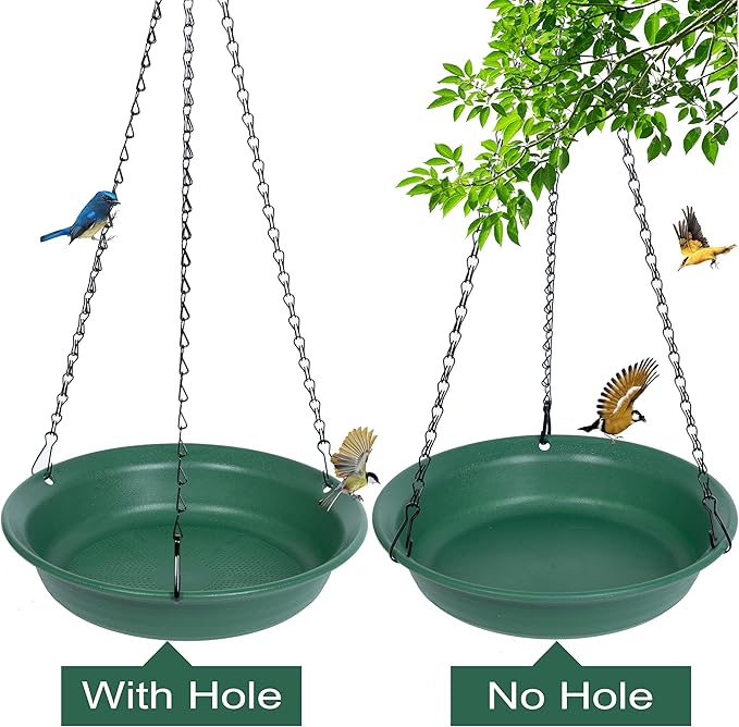 VUWEZ Hanging Bird Feeder & BirdBath - Image 3