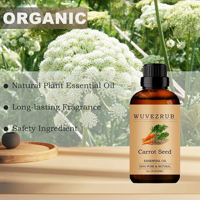 Carrot Seed Essential Oils, 30ML 100% Pure and Natural Essential Oil - Image 4