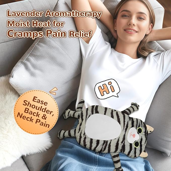 Microwave Heating Pad for Pain Relief, Back Pain, Neck Shoulder, Natural Heat - Image 2
