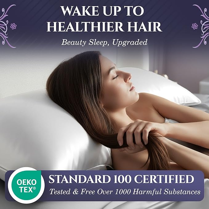 DECOLURE 100% Pure Mulberry Silk Pillow Case King Size – Highest Grade 30 Momme - Image 3