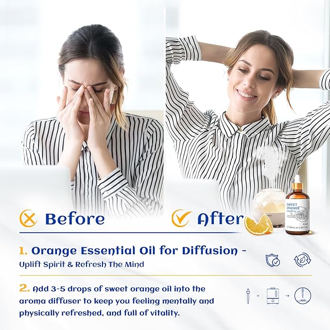 HIQILI 100ML Orange Essential Oil - Image 2