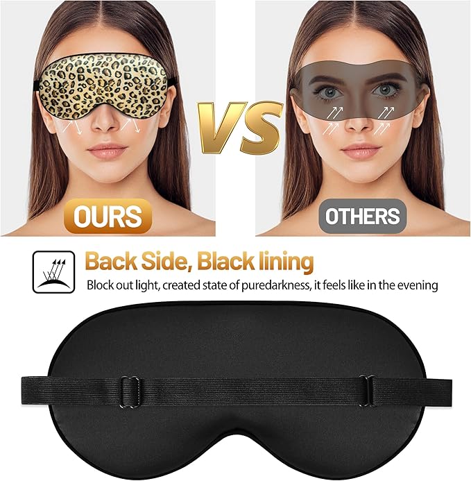 Sleep Mask, Silk Eye Mask for Sleeping - Image 3