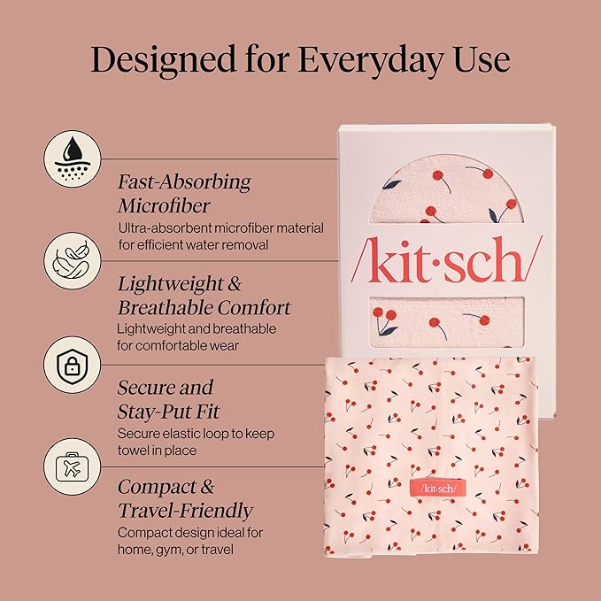 Kitsch Plush Microfiber Hair Towel Wrap - Image 3