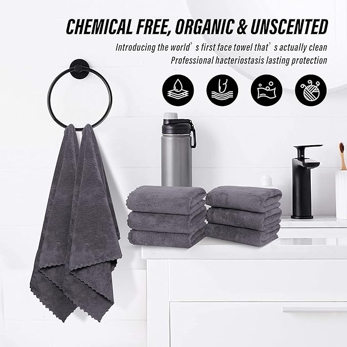 MOONQUEEN 12 Pack Premium Hand Towels - Image 6