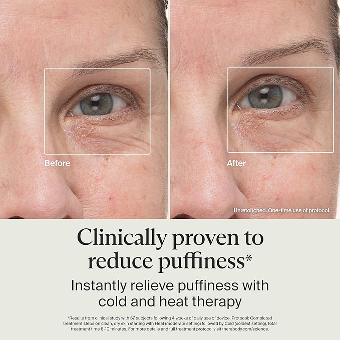 Therabody TheraFace Depuffing Wand – Cold and Heat Skincare Treatment to Depuff - Image 4