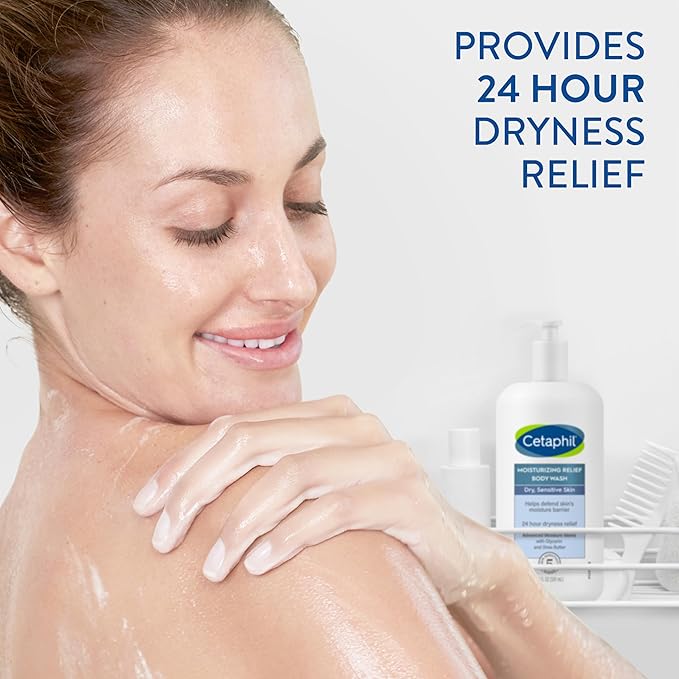 Cetaphil Body Wash, Moisturizing Relief Body Wash - Image 3