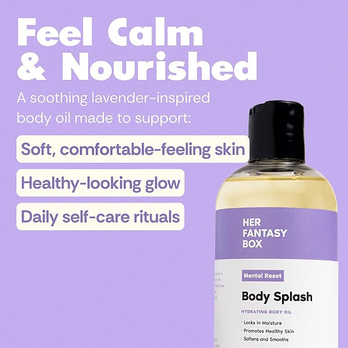Her Fantasy Box | Body Splash Mental Reset Fragrance Oil – Lavender, Chamomile - Image 2