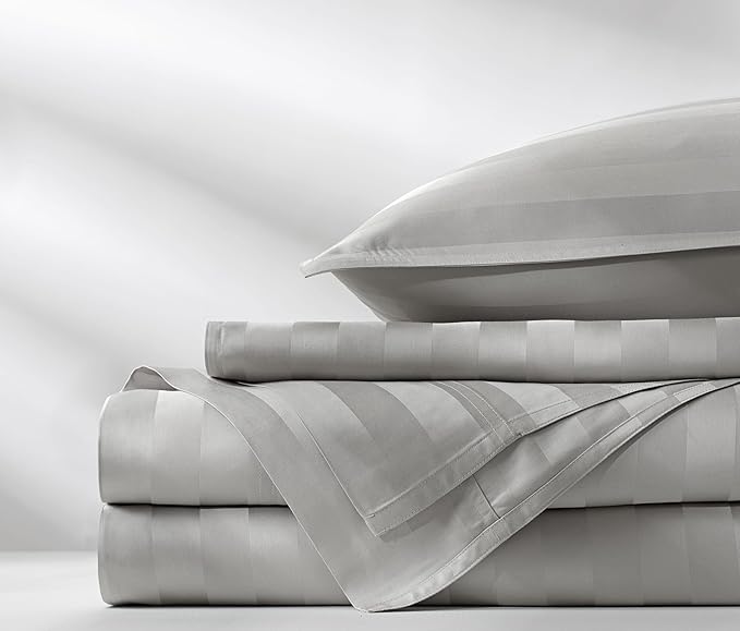 Pure Bamboo King Sheets, Genuine 100% Organic Viscose Derived from Bamboo Bed - Image 4