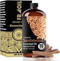 Sandalwood Essential Oil, Sandalwood Oil 16 Fl Oz 480 ML by FRAOILESSENTIALOIL