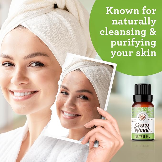 GuruNanda Tea Tree Essential Oil, 100% Pure, Natural and Undiluted Diffuser Oil - Image 3