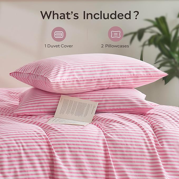 JELLYMONI Full Duvet Cover Set, Cotton Duvet Cover 2 Pieces - Image 3