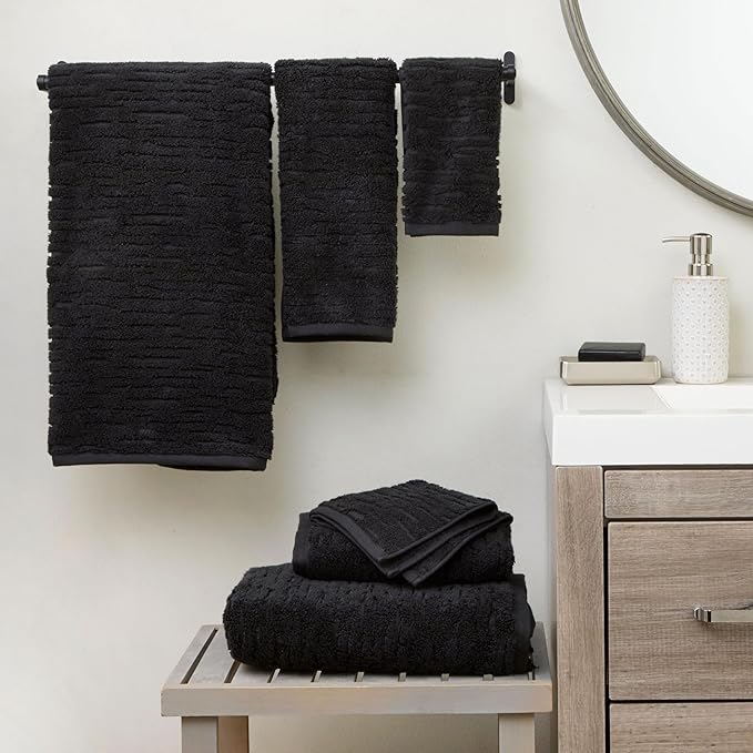 SKL Home CloudSoft 100% Cotton Luxury 6-Piece Towel Set, 600 GSM, Ultra Plush & - Image 7