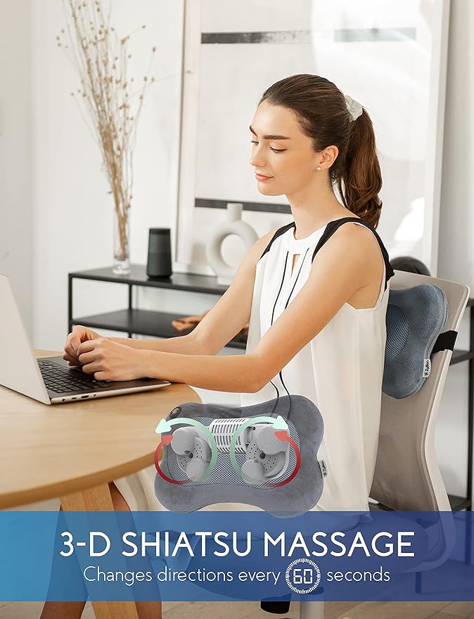 Zyllion Shiatsu Back and Neck Massager - Image 2