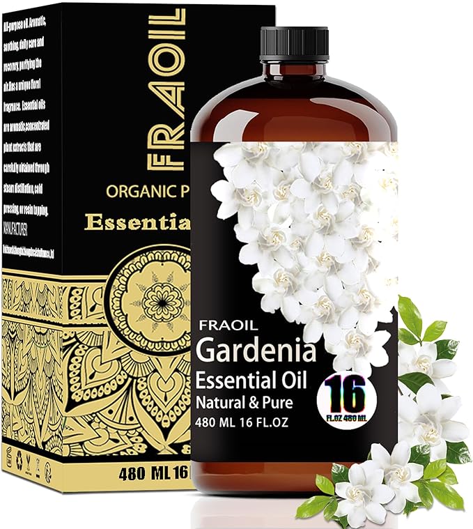 Gardenia Essential Oil, Gardenia Oil 16 Fl Oz 480 ML by FRAOILESSENTIALOIL