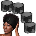 Xuhal 4 Pcs Mesh Hair Wraps for Black Women Sleeping Cap Hair Wrap Nets Spa by Xuhal