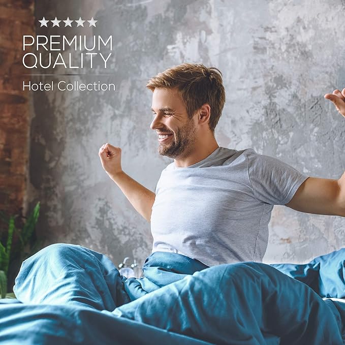 Mueller Ultratemp King Size Sheets Set, Super Soft 1800, 6 Piece, Deep Pocket - Image 8
